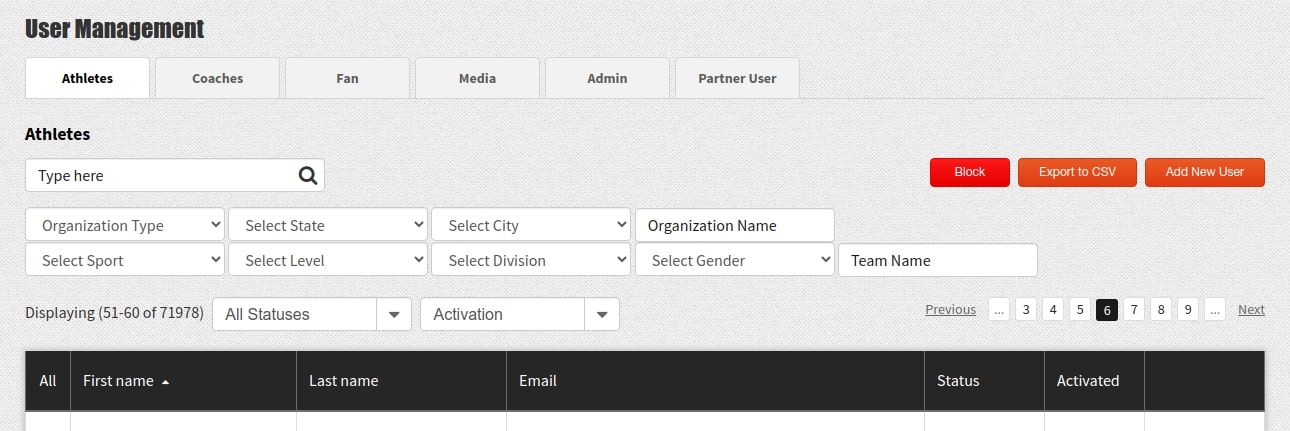 Standard example of a search form